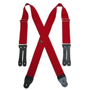 Welch Men's Elastic Button End Work Suspenders